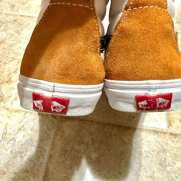 Vans SK8-Hi Retro Sport Apricot Buff Mens 11.5 High Top Sneakers Shoes Sanitized